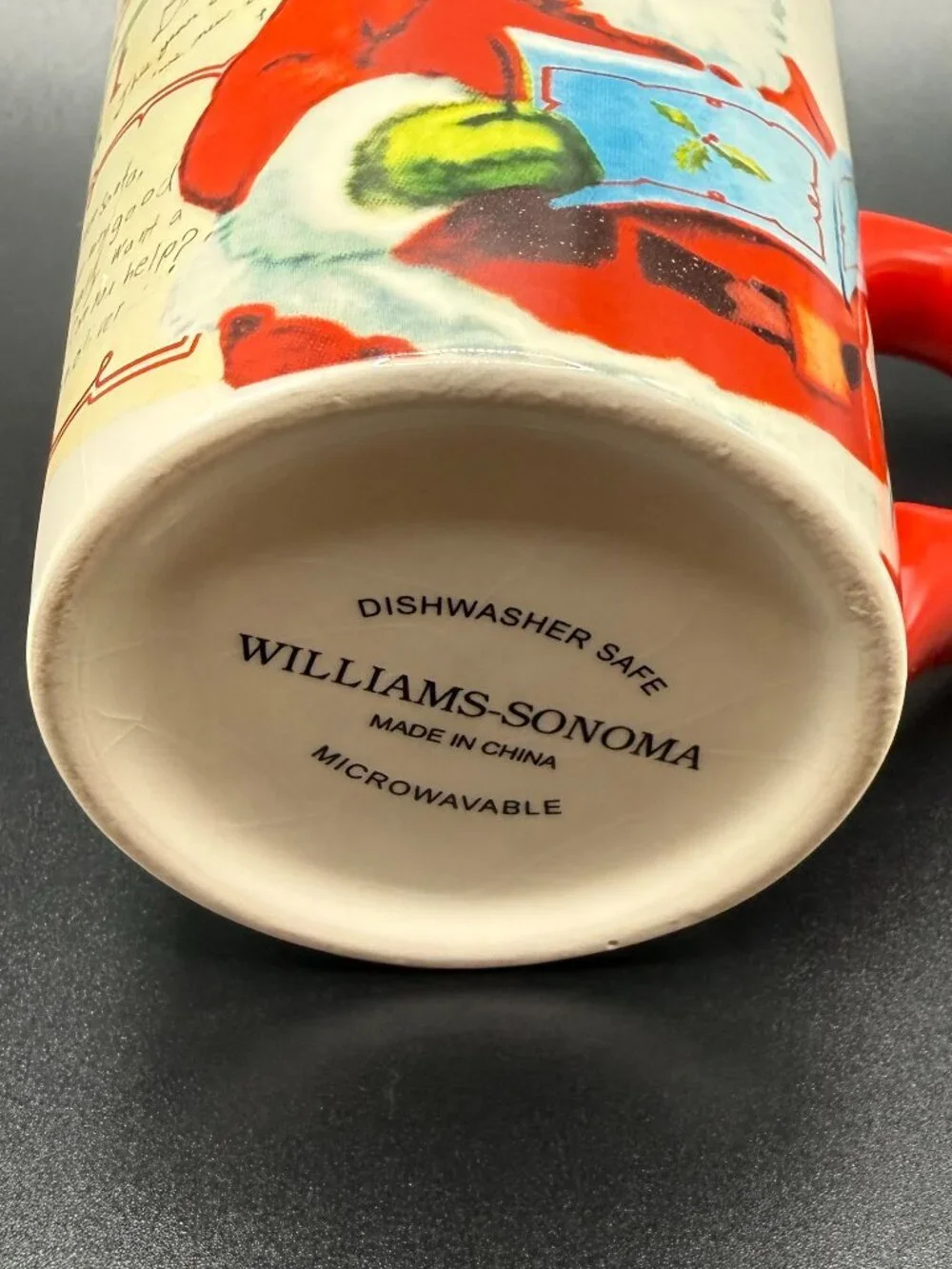 Williams Sonoma 'Letters to Santa'  Christmas Mug